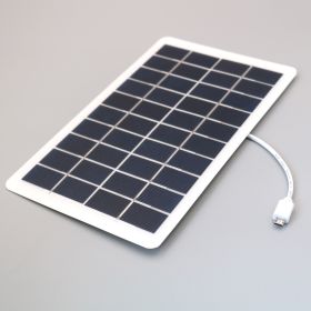 Solar Panel Mobile Phone Charging Power Supply Is Small And Portable