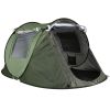 3-4 Person Pop Up Tent Automatic Setup Camping Tent Waterproof Instant Setup Tent with 2 Mosquito Net Windows Carrying Bag for Hiking Climbing Adventu