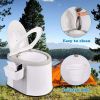 Portable Indoor & Outdoor Travel Toilet, 5.3 Gallon