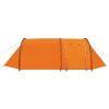 Camping Tent 4 Persons Gray and Orange