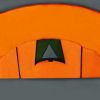 Camping Tent 4 Persons Gray and Orange