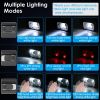 Rechargeable Motion Sensor Headlamp 9 Light Modes Hand Wave Headlight Phone Charging Torch Flashlight for Fishing Running Camping Hiking