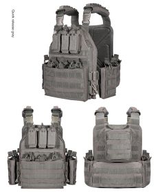 Outward Quick Dismantling Tactical Vest Outdoor Camouflage Equipment 6094 Tactical Vest CS Training Equipment (Color: grey)