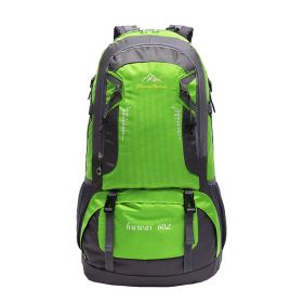 New Outdoor Mountaineering Bag High Capacity Travel Bag (Option: Green-60L)