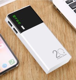 Large Capacity Fast Charging Gift Mobile Power Bank (Option: White-5000mAh)