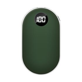 Mini USB Warm Hands Power Bank (Color: Green)