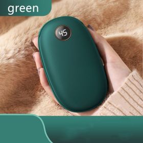 Two In One Warm Hands Power Bank (Option: Green-10000mah)