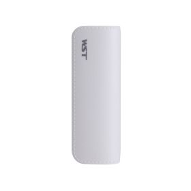 Personality Fashion Creative Compact Portable Cylindrical Power Bank (Color: White)