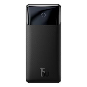 Mobile Power Bank 10000mAh Multi-port Thin And Light Digital Display (Option: Black-10000mah)