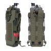 1pc Molle Water Bottle Bag; Travel Camping Hiking Kettle Holder Carrier Pouch; Outdoor Accessories