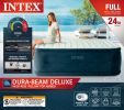 Intex 24" Dream Lux Pillow Top Dura-Beam Airbed Mattress with Internal Pump - Queen