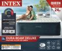 Intex 24" Dream Lux Pillow Top Dura-Beam Airbed Mattress with Internal Pump - Queen